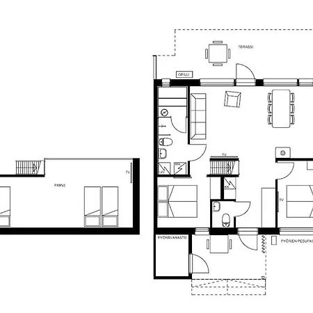 Διαμέρισμα Aito, Iso-syoete
